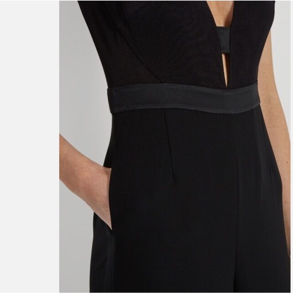 Diane Von Furstenberg Kyara Tux Jumpsuit in Black - Picture 8 of 9